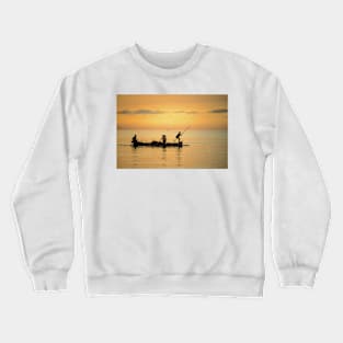 Fishermen at Dusk Crewneck Sweatshirt